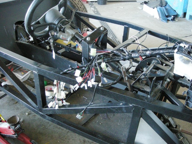 dash area wiring loom